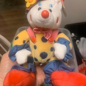 Beanie baby bear clown